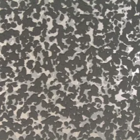 Abstract Shimmering Flocked Wallpaper in Ivory/Camo