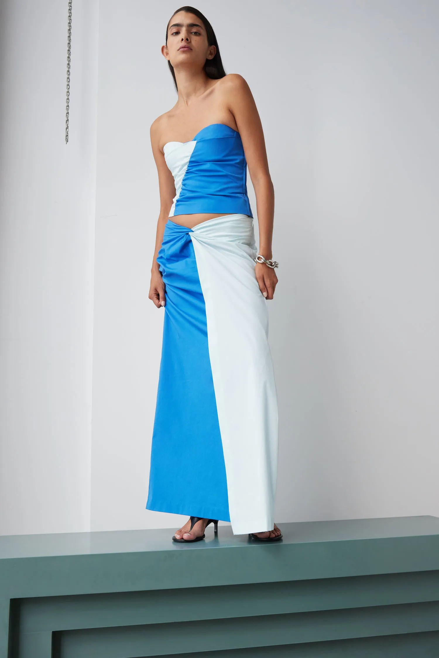 Azul Twist Midi Skirt