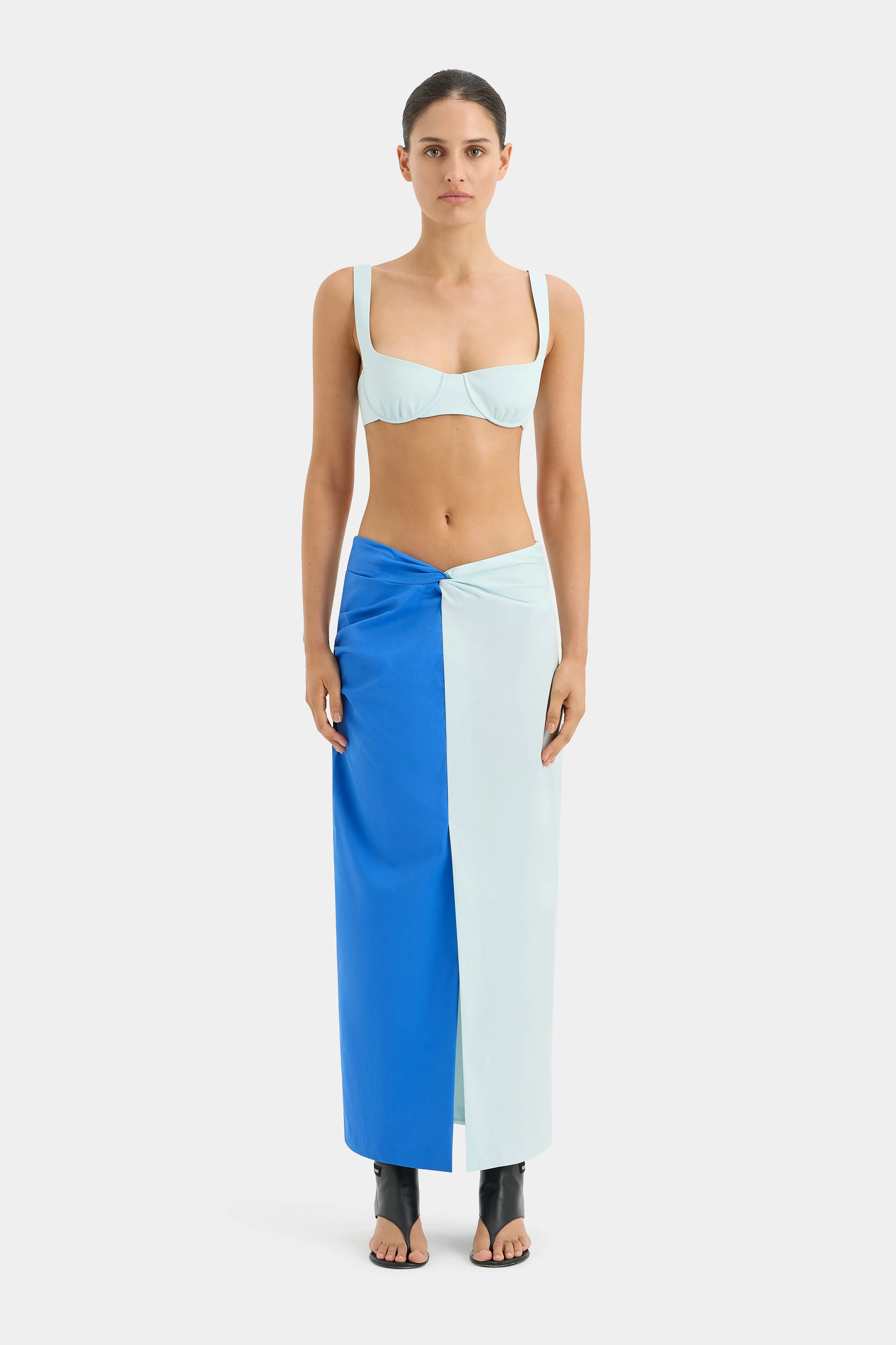 Azul Twist Midi Skirt