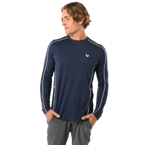 BAUER FLC LONGSLEEVE TRAINING SHIRT NAVY