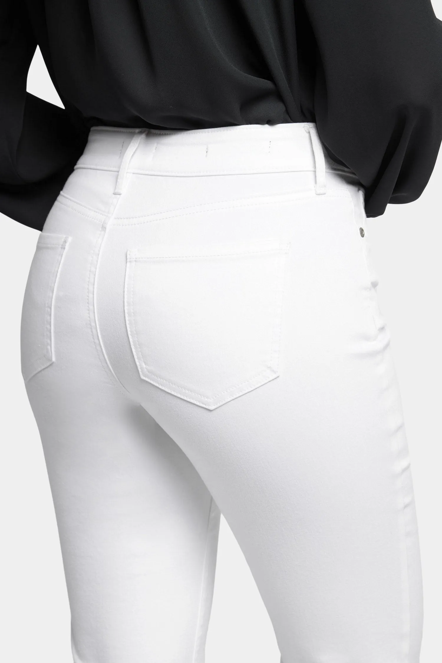 Blake Slim Flared Jeans - Optic White