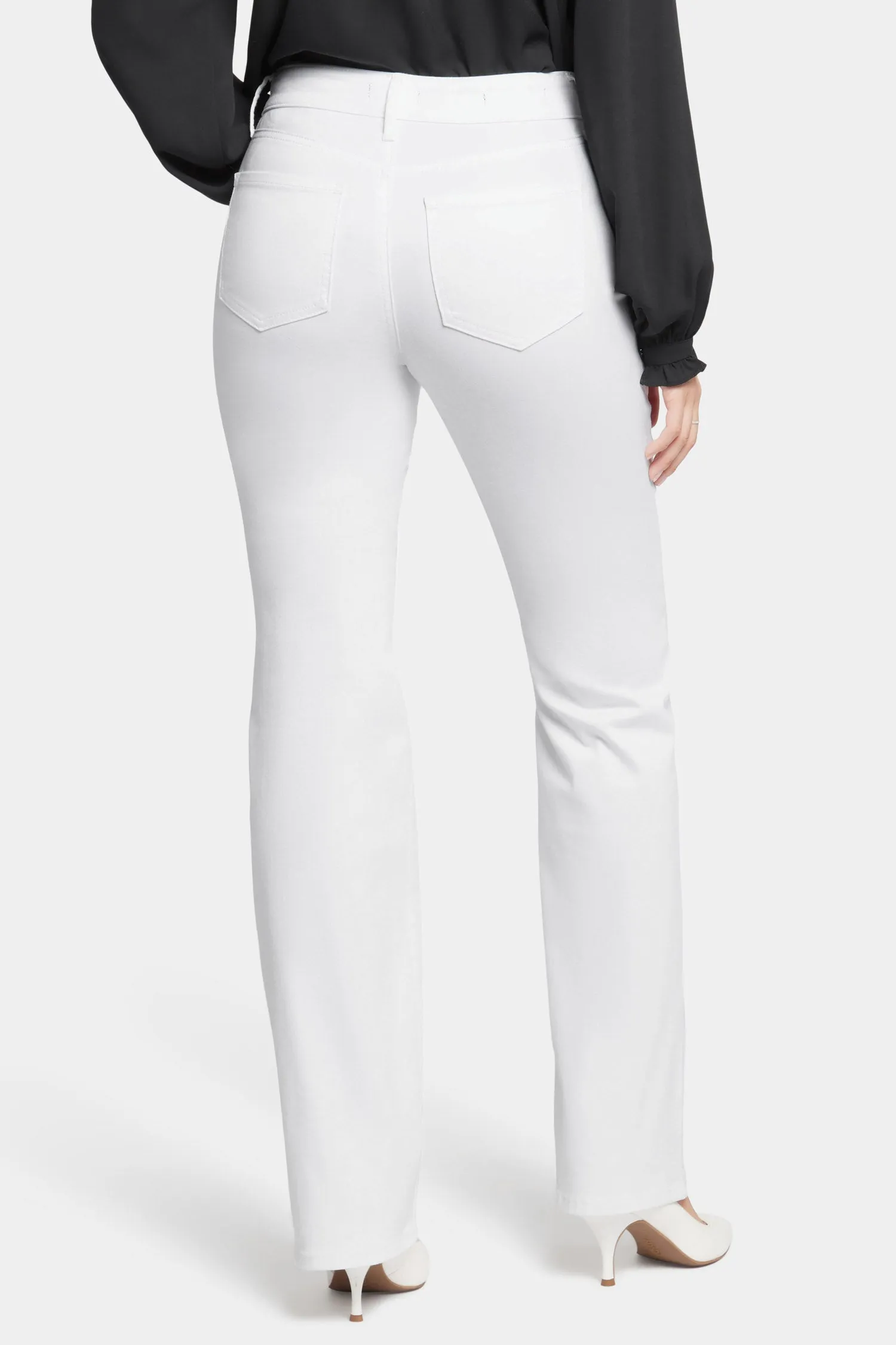 Blake Slim Flared Jeans - Optic White