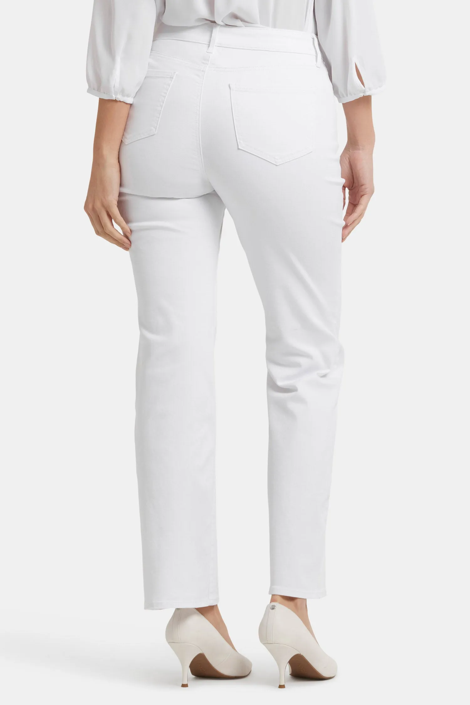 Blake Slim Flared Jeans - Optic White