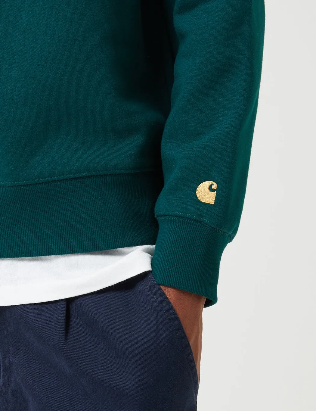 Carhartt-WIP Chase Sweatshirt - Dark Fir Green