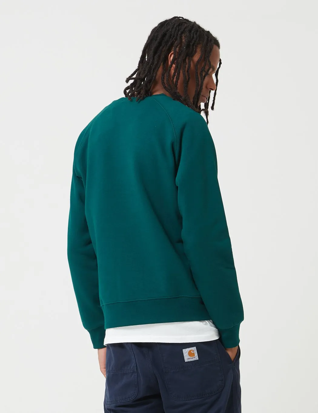 Carhartt-WIP Chase Sweatshirt - Dark Fir Green