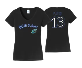 Chesapeake Blue Claws  - Women's Cotton (Short Sleeve) Text Tee