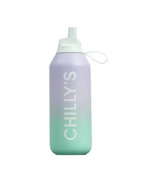 Chillys Series 2 Flip Bottle 500ml Ombre Morning Haze