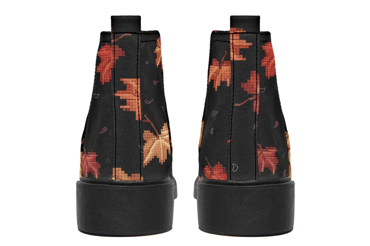 Cozy Autumn Chelsea Boots - Comfy Slip-On - Soft & Water-Resistant Micro-Suede Vegan Shoes