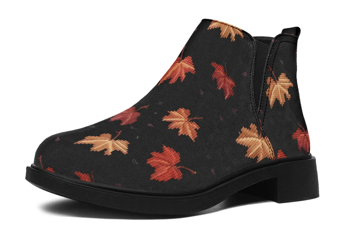 Cozy Autumn Chelsea Boots - Comfy Slip-On - Soft & Water-Resistant Micro-Suede Vegan Shoes