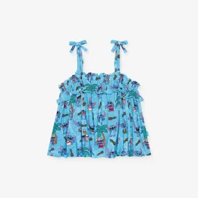 Disney Tropical Stitch Ruffled Cami