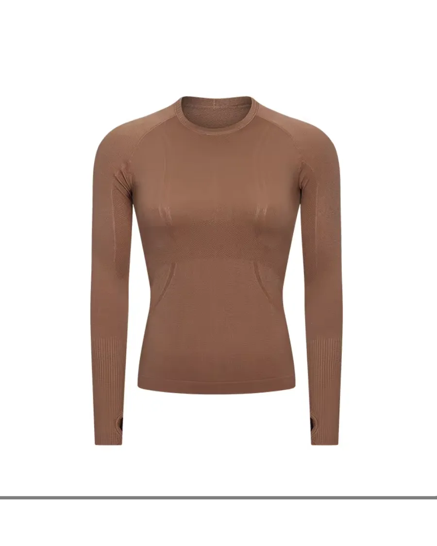 Fearless Club Inspire Long Sleeve Top - Chocolate