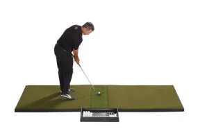 Fiberbuilt 9'x4' Grass Series Center-Hitting Studio Golf Mat