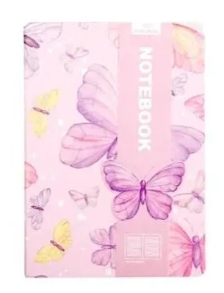 Flower Butterfly Series Hard Cover A5 Notebook journal