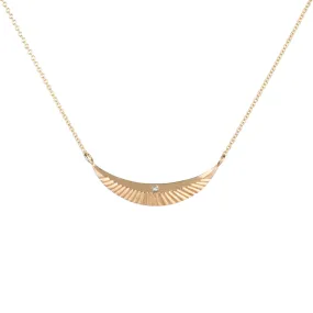 Gold and Diamond Icarus Necklace