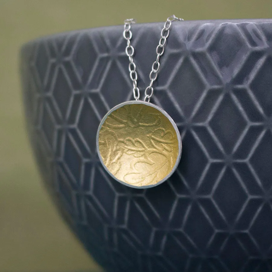 Golden Oak Cup Pendant