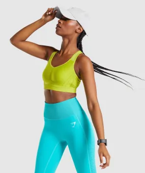 Gymshark Apex Sports Bra - Lime