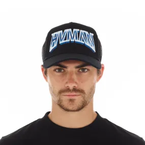 HVMAN MESH TRUCKER CAP IN BLACK