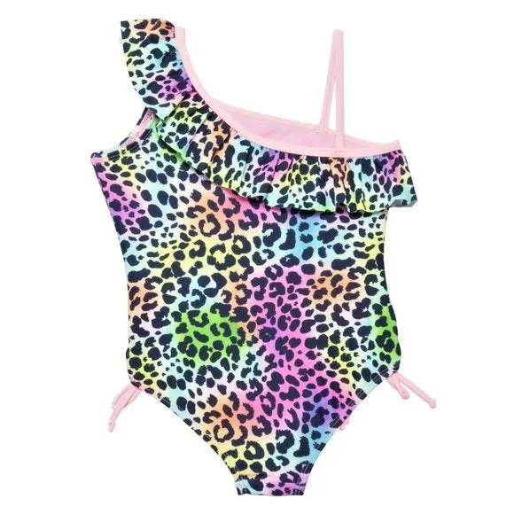 Limited Too Toddler Girls Ombre Cheetah UPF 50  One-Piece Swimsuit