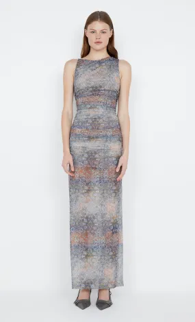 MALAYA MAXI DRESS - SKYFIRE OMBRE