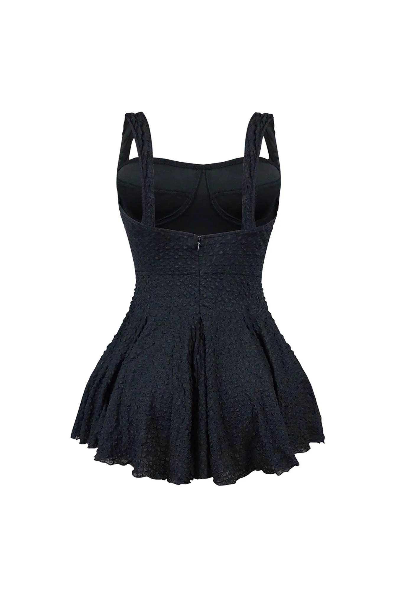 Marnie Corset Pleated Mini Dress