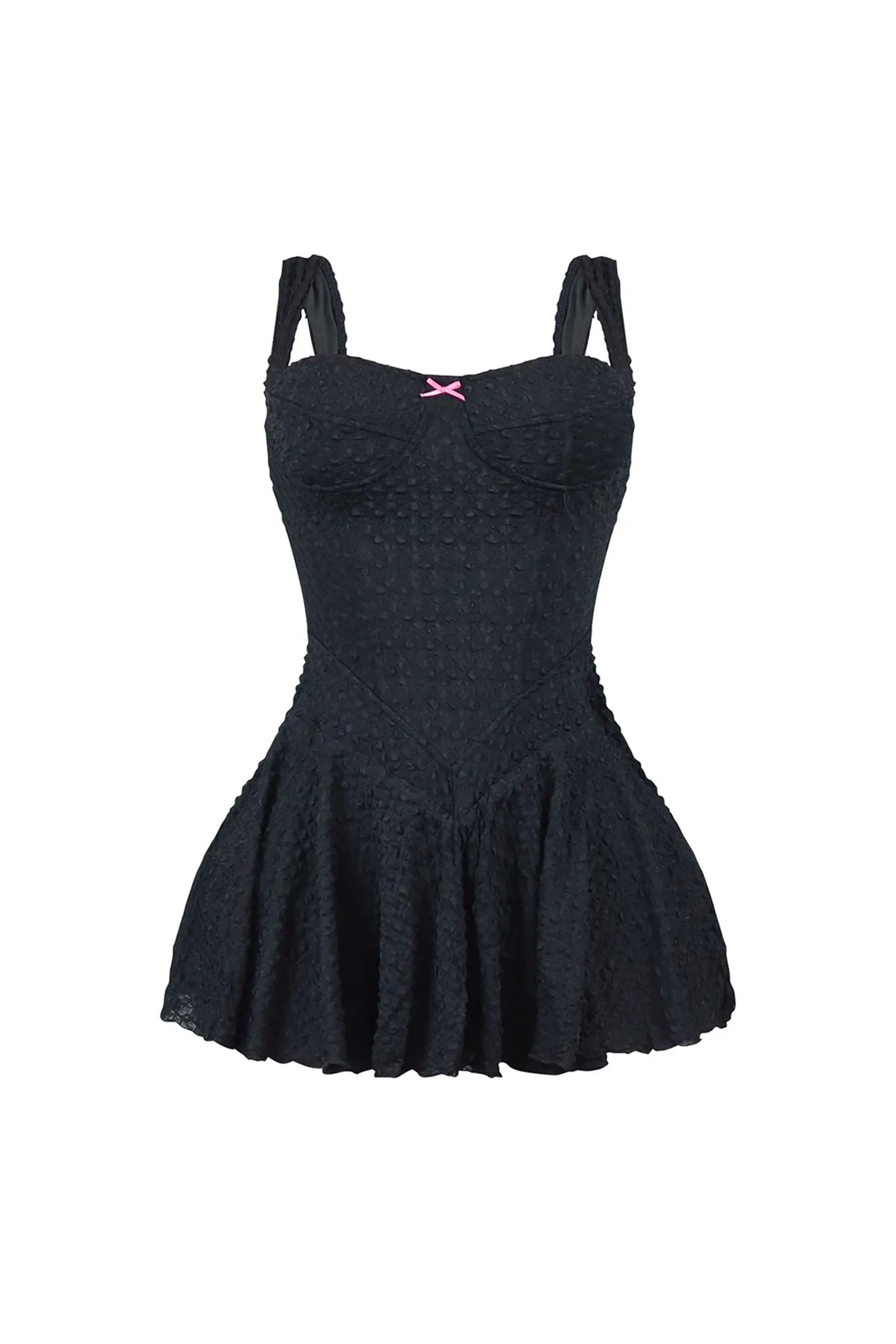 Marnie Corset Pleated Mini Dress