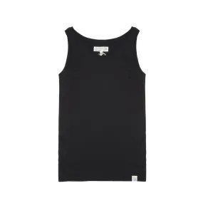 Merz b Schwanen Women's Good Basics Singlet in Deep Black