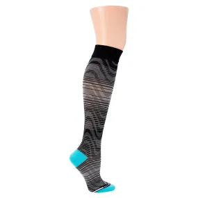 Ombre Waves | Athleisure Compression Socks For Men & Women