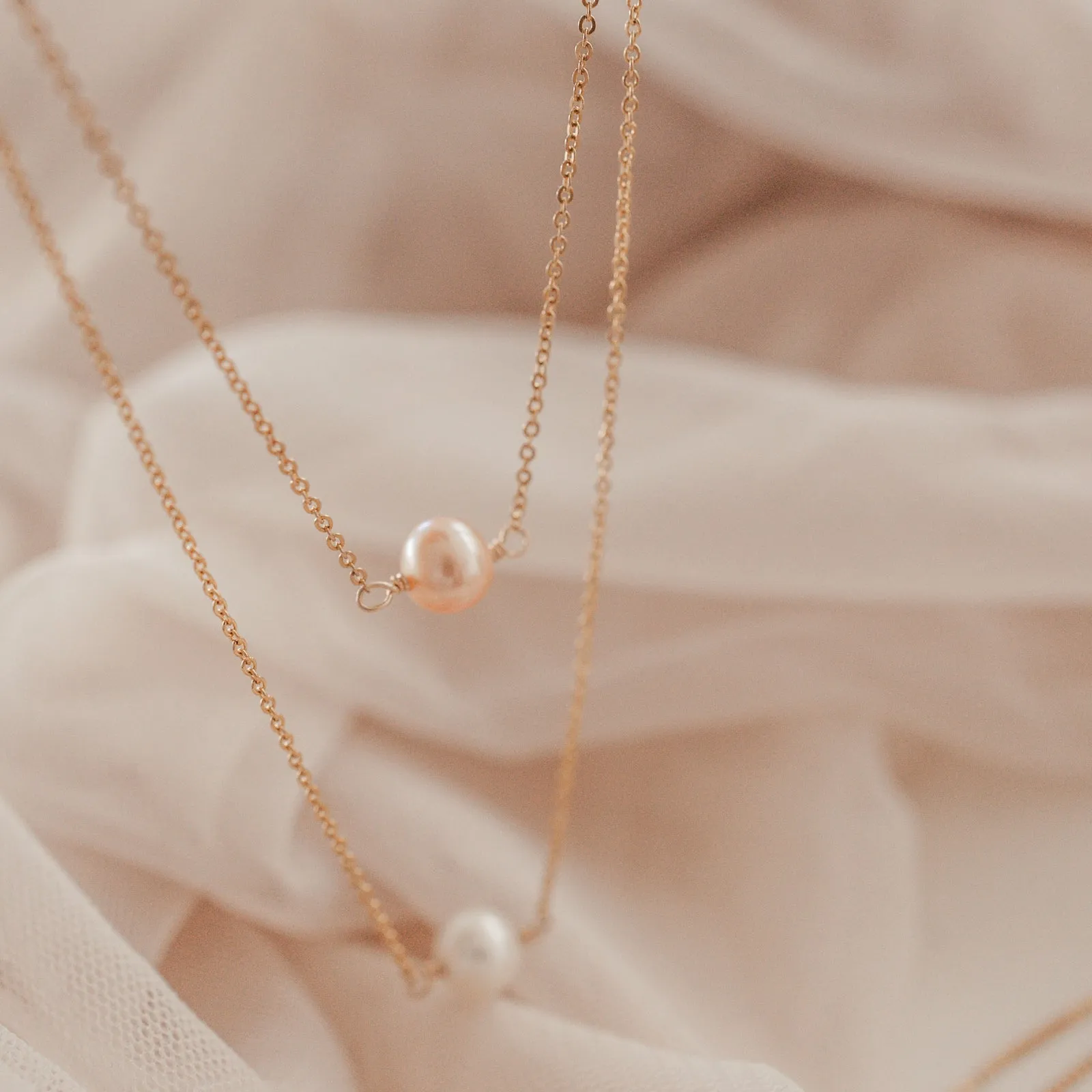 Pearl • Single Pearl Necklace