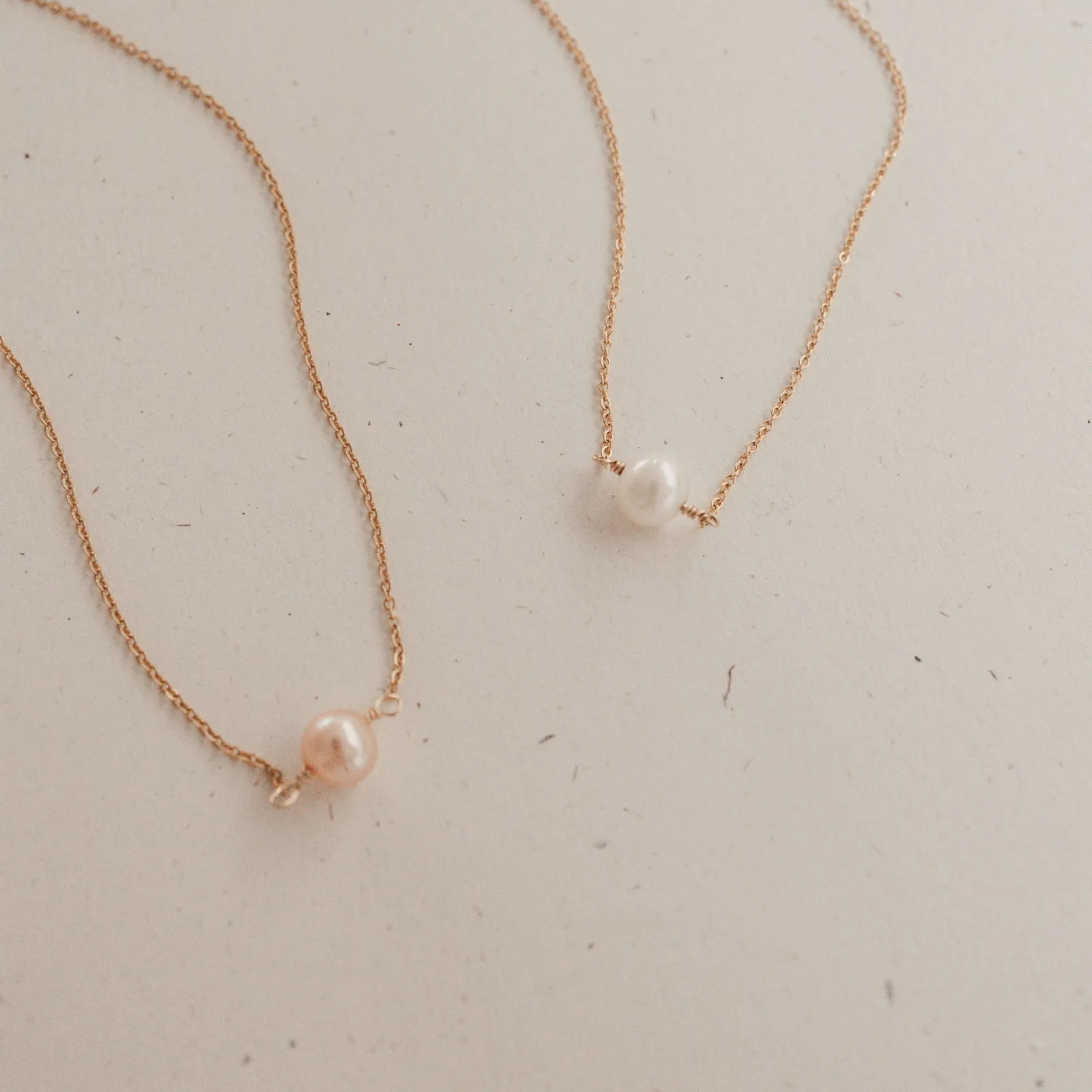 Pearl • Single Pearl Necklace