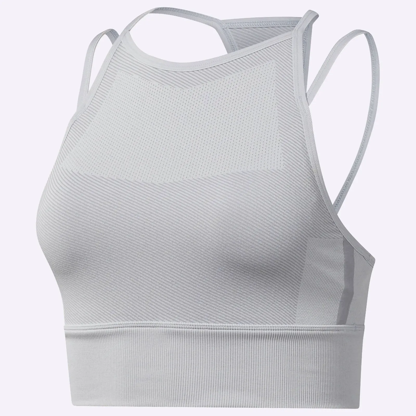 Reebok - Women's CrossFit MyoKnit Bra - Light Grey Heather/Cool Shadow