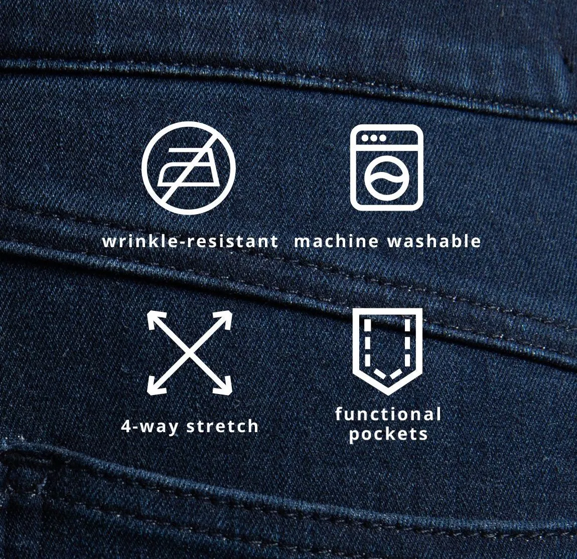 Skinny-Leg | 4-Pocket Betabrand Yoga Denim (Dark Indigo)