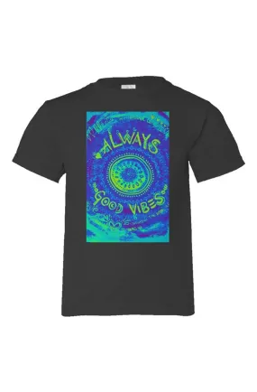 SMF Black Organic Vibes Kids Tee