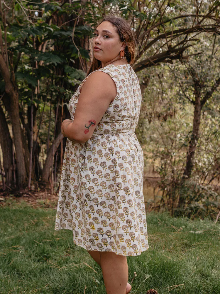 Sydney Sleeveless Plus Size Dress - Marigold