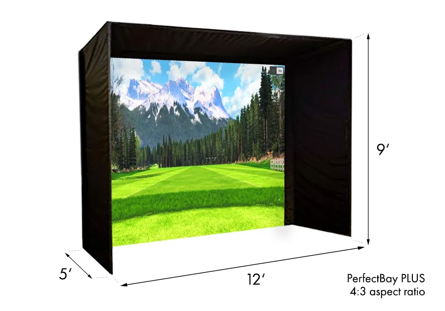 Uneekor QED PerfectBay Golf Simulator Package