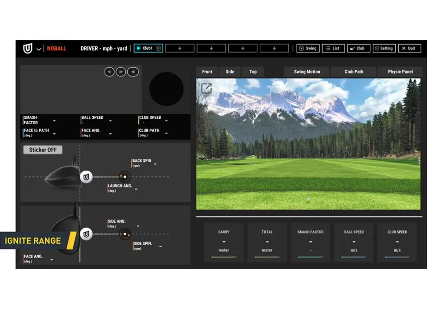 Uneekor QED PerfectBay Golf Simulator Package