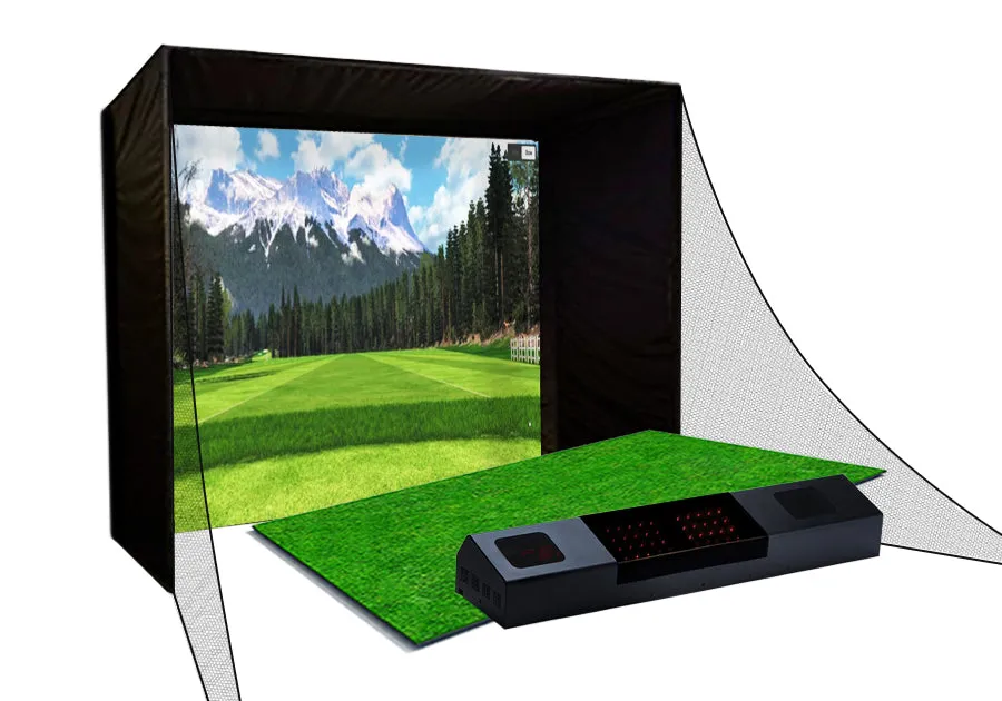 Uneekor QED PerfectBay Golf Simulator Package