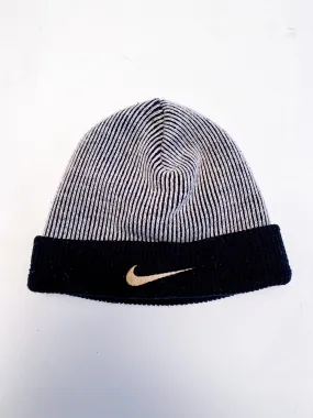 Vintage 1990s Nike Swoosh Winter Knit Beanie Ski Cap Hat